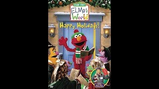 Opening To Elmos World Happy Holidays 2002 DVD [upl. by Bowles]