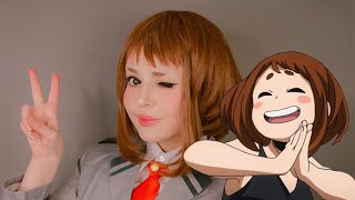 uraraka ochako • cosplay makeup tutorial • boku no hero academia • BNHA [upl. by Meek915]