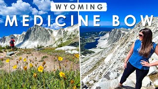 MEDICINE BOW National Forest  WYOMING  Hiking Medicine Bow Peak [upl. by Eimarej]