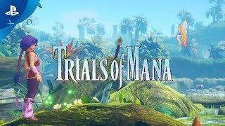 Trials of Mana  Gameplay Trailer  PS4 [upl. by Ahsatan]