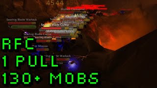 SOD Mage RFC 1 Pull 130 Mobs in 7min [upl. by Iaka912]