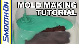 How To Make a Simple One Piece Silicone Mold  Pour On [upl. by Drusie]