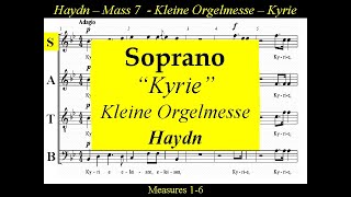 Haydn  Kleine Orgelmesse  Hob XXII7  Kyrie  Soprano [upl. by Elizabeth]