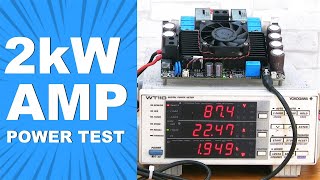 2000W IRS2092  IRS20957 High Power Audio Amplifier Power Burnin Test  Add Bluetooth amp Volume Ctrl [upl. by Devi664]