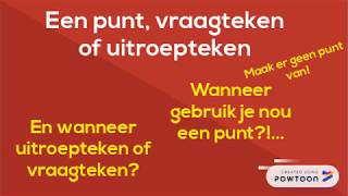 Punt uitroepteken vraagteken [upl. by Nyrem]