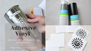 Vinyl 101 Removable vs Permanent  How to Apply Vinyl Decals [upl. by Raynell26]