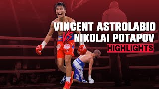 Vincent Astrolabio vs Nikola Potapov  HIGHLIGHTS  AstrolaioPotapov [upl. by Goldshell]