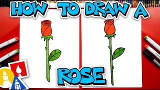 How To Draw A Rose [upl. by Sirrot]