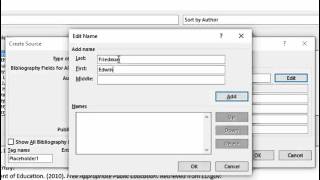 Manage Sources in Word [upl. by Wedurn242]