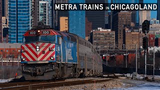 Extreme Metra Trains in Chicago [upl. by Yelsha408]