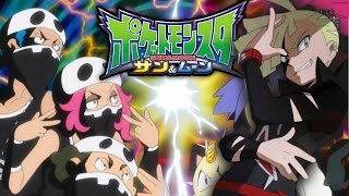 Pokemon Sun amp Moon Anime Gladion Appears  Team Rocket vs Team Skull [upl. by Fidele521]