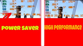 Windows 10 power saver power plan vs high performance SHOCKING DIFFERENCE [upl. by Norvin]