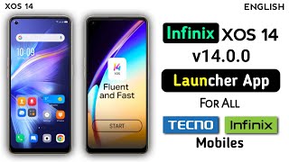 Infinix XOS 14 LAUNCHER Update For All Infinix and Tecno Mobiles 🔥  XoS 14 Launcher App [upl. by Aciraj229]