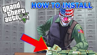 How To Install Bank Robbery Mod  2022 GTA 5 MODS  Fleeca Bank Heists [upl. by Terti]