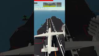 BIG Planes vs USS Carrier in PTFS Roblox [upl. by Iniffit183]