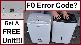 Got the F0 Error Code on Your Dehumidifier Get a Free Replacement [upl. by Olimac]