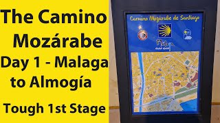 Camino Mozarabe Stage 1  Malaga to Almogia  Tough 1st day covering 26 km and ascent of 756 m [upl. by English]