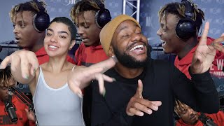 THE FREESTYLE KING 🐐  Juice WRLD freestyle sur quotReinequot de Dadju  quotCampfire Songquot official REACTION [upl. by Osmo]