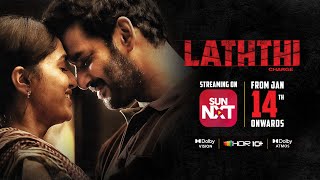 Laththi Charge  Premiering on Sun NXT from 14th Jan 2023  Promo  Vishal  Sunaina [upl. by Jehial]