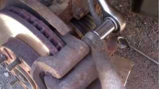 How to lubricate caliper slider pins [upl. by Witkin]