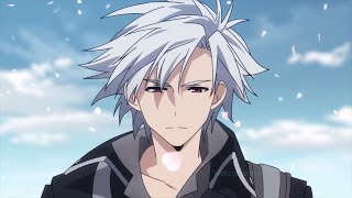 10 Anime with BADASS White Haired Main characters [upl. by Alleinnad]