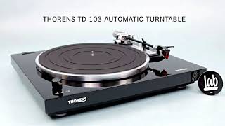 Thorens TD 103A Automatic Turntable Review by TurntableLabcom [upl. by Tatiania]