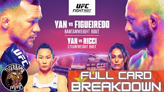 UFC Fight Night Macau Yan vs Figueiredo Full Card Breakdown amp Predictions [upl. by Llennor]