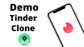 Tinder clone app  Demo video  Android studio [upl. by Tenaej]