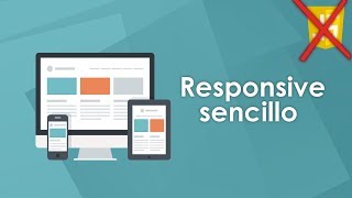 COMO HACER UN DISEÑO RESPONSIVE SOLO CON HTML Y CSS [upl. by Keyser]