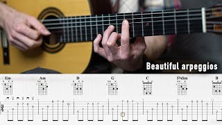 Beautiful Arpeggios for Fingerstyle Guitar [upl. by Junette115]