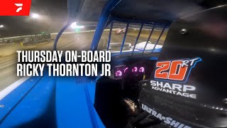 OnBoard Ricky Thornton Jr Rips The Fence To Thursday Eldora Dirt Late Model Dream Win [upl. by Algie]