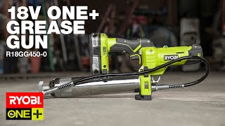 RYOBI 18V ONE Grease Gun R18GG4500 in action [upl. by Ricketts]