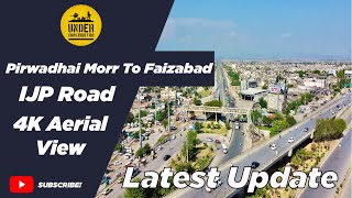 Pirwadhai Morr To Faizabad IJP Road Construction updateDrone 4K Aerial View ijproad construction [upl. by Josler]