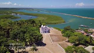 Um Drone em Santa Cruz de Cabralia Costa do Descobrimento Bahia Brasil [upl. by Carney772]