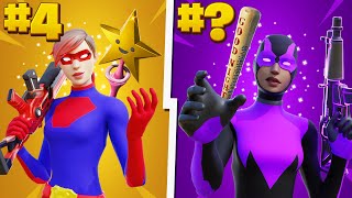 10 Most TRYHARD SUPERHERO Skin Combos In Fortnite Chapter 2 Season 5 [upl. by Schlessinger254]