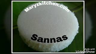 Sannas recipe How to make sannaGoan idli recipegoan recipes  healthy breakfastSanna [upl. by Nahtannhoj686]