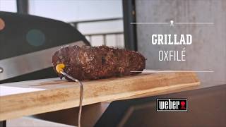 Grillad oxfilé på Weber Pulse [upl. by Yekim]