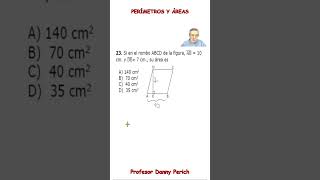 Perímetros y Áreas Ejercicio 23 [upl. by Ibrahim]