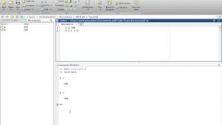 Matlab Online Tutorial  01  The User Interface Part 1 [upl. by Terag255]