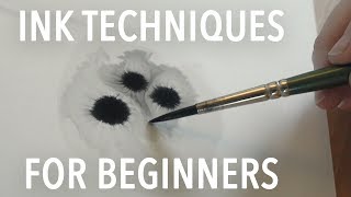 Ink Drawing Techniques for Beginners [upl. by Hallerson]