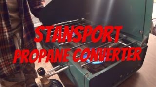 Stansport Propane Converter Demonstration plus a look at a quotFrankenlanternquot [upl. by Halie]