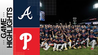 Braves vs Phillies Game Highlights 91323  MLB Highlights [upl. by Poppo]