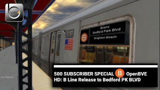 OpenBVE ᴴᴰ ⁶⁰ᶠᵖˢ RELEASE B Line to Bedford Pk BLVD [upl. by Rezzani241]