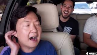 Ken Jeong and Mike Shinoda BEST moments COMPILATIONS CARPOOL KARAOKE Linkin Park [upl. by Assenab]