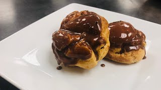 Profiteroles quotCream Puffsquot Demo  Pâte à Choux [upl. by Florentia707]