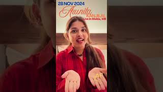 Arunita Kanjilal and Shubh Sutradhar will be live in Malda WB on 27th Nov 2024 [upl. by Allred476]