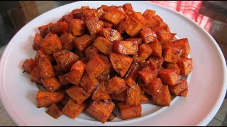 How to make Baked Sweet Potatoes [upl. by Enelrats]