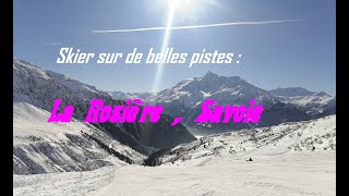 Skier à la Rosière une belle station dans la Savoie [upl. by Alage53]