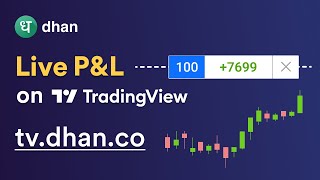 Track your Profit or Loss  PampL live on TradingView charts  tvdhanco [upl. by Onairot]