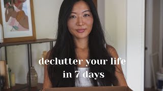 7 DAYS TO MINIMALISM  The Ultimate Home Decluttering Guide [upl. by Ahsile]